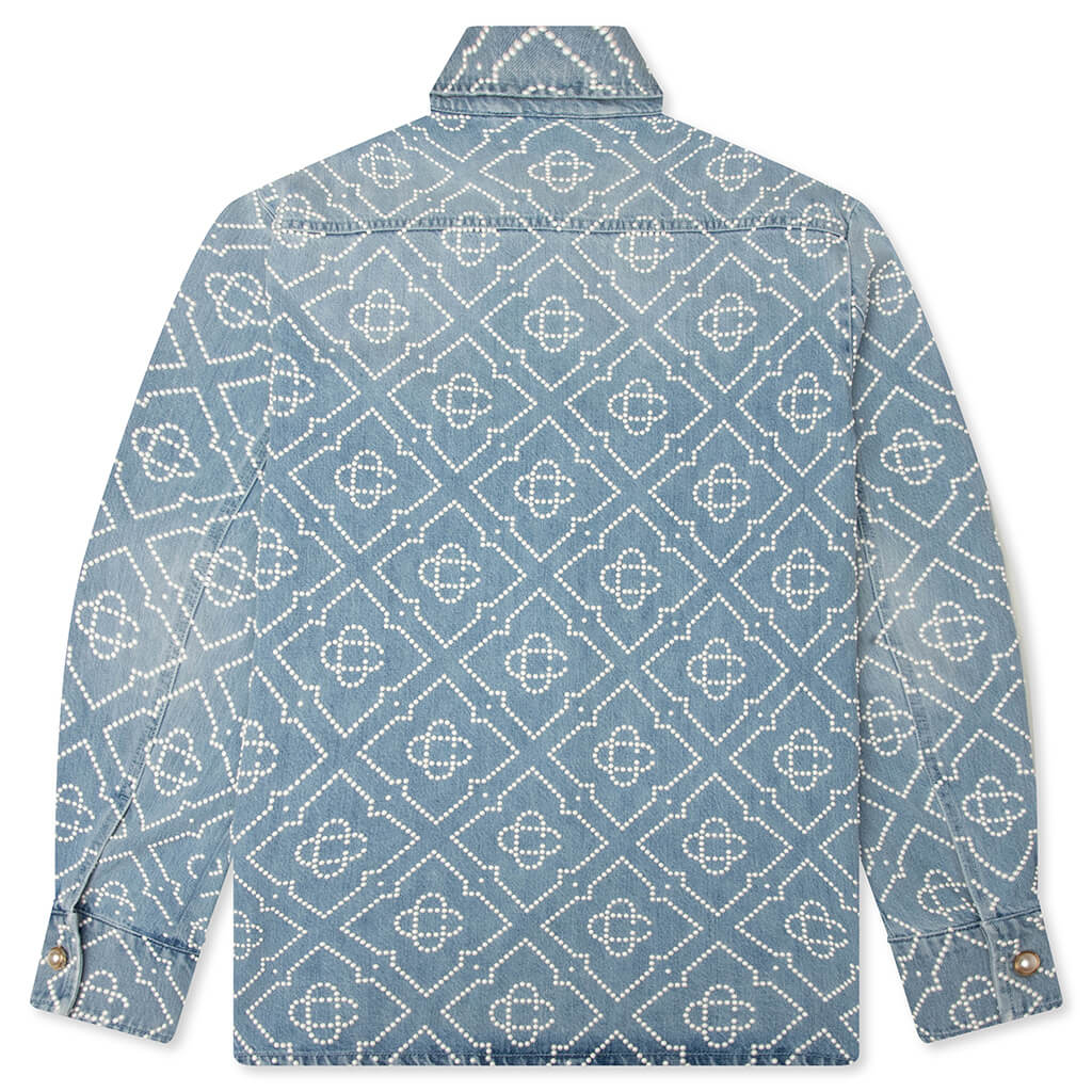 Pearl Monogram Denim Shirt - Pearl - Image 2