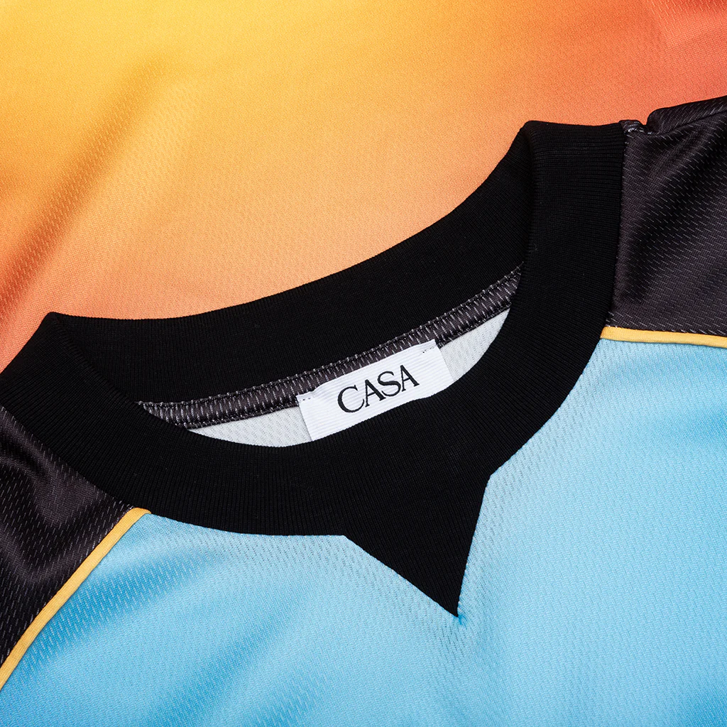 Printed Football Top - Gradient - Image 3