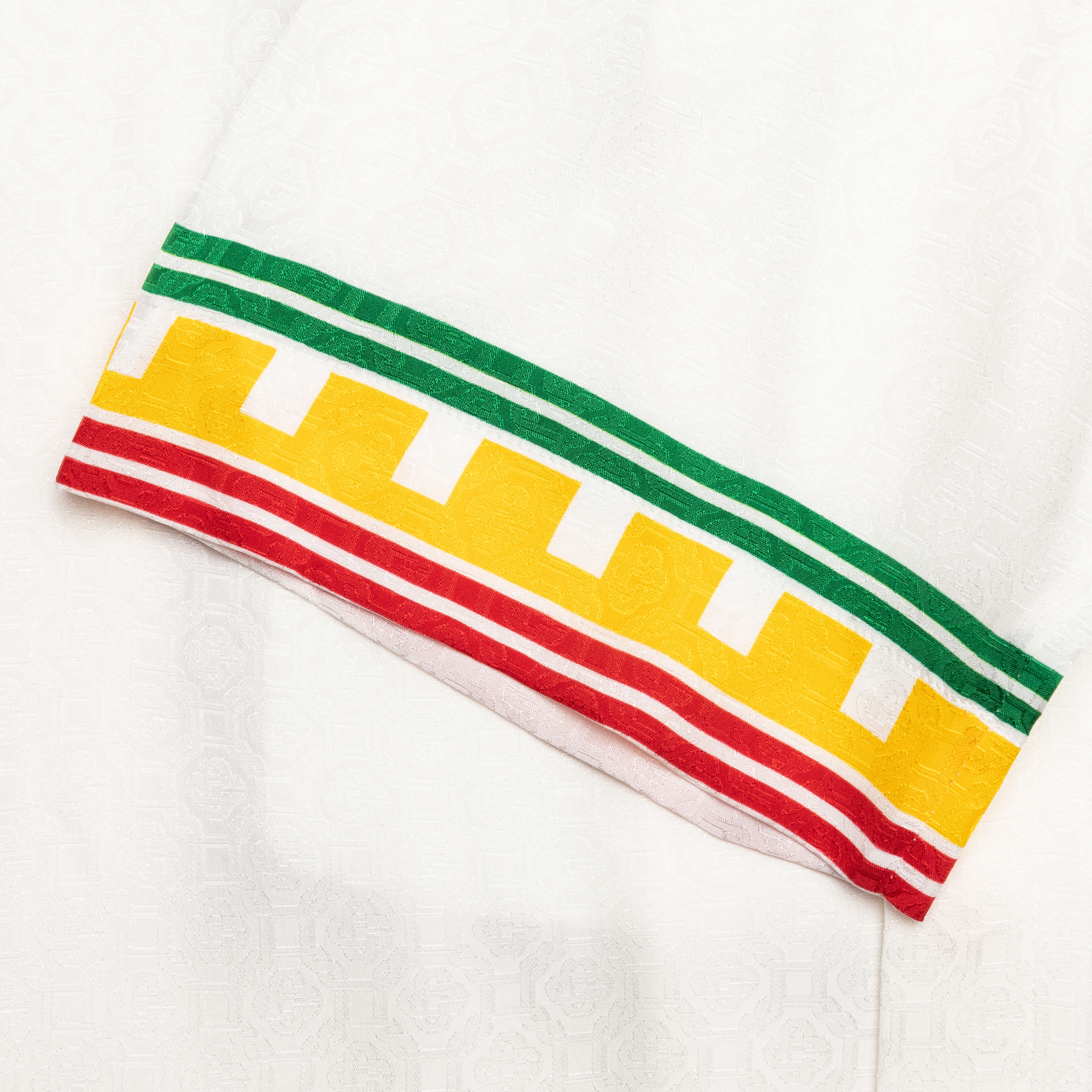 Short Sleeve Cuban Collar Shirt - White - Image 5