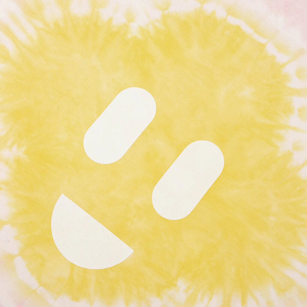 Tie Dye Smiley Oversized T-Shirt - Tie Dye Pink - Image 3