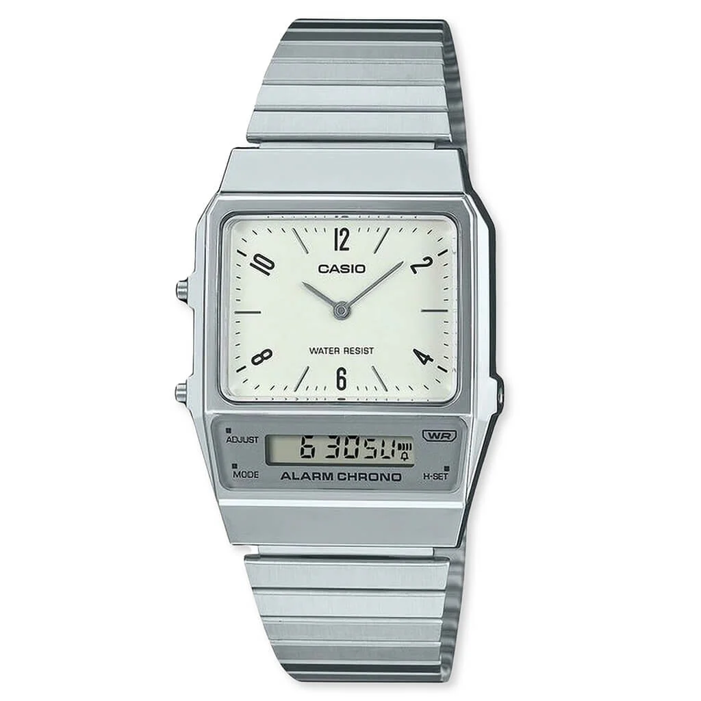 AQ800E-7A2VT - Vintage Silver