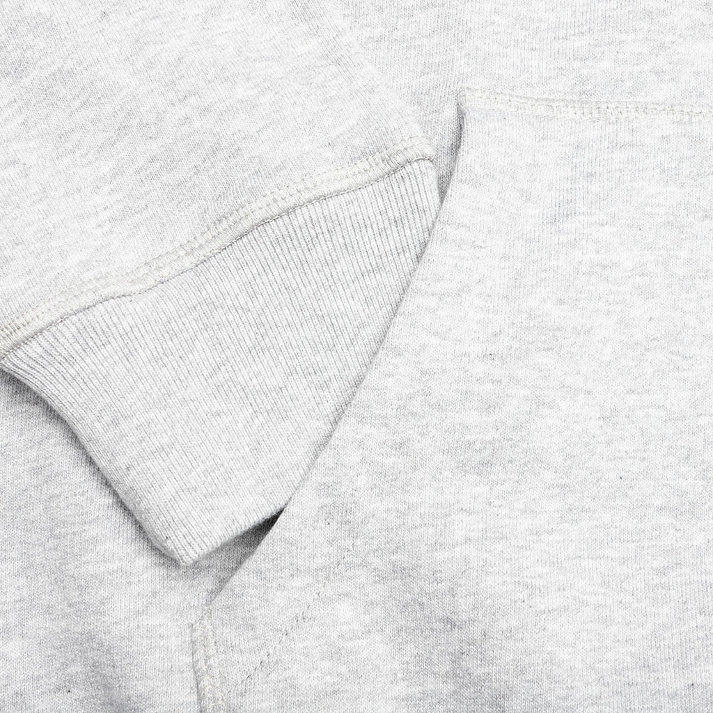 Cat Defense Hooded Sweatshirt - Heather Grey - Image 6