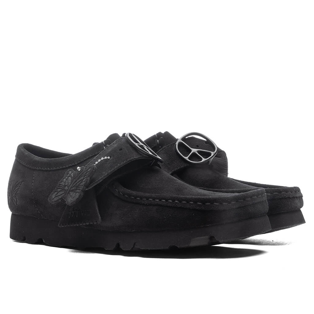 Clarks x Needles Walla Strap Lo Suede - Black - Image 2
