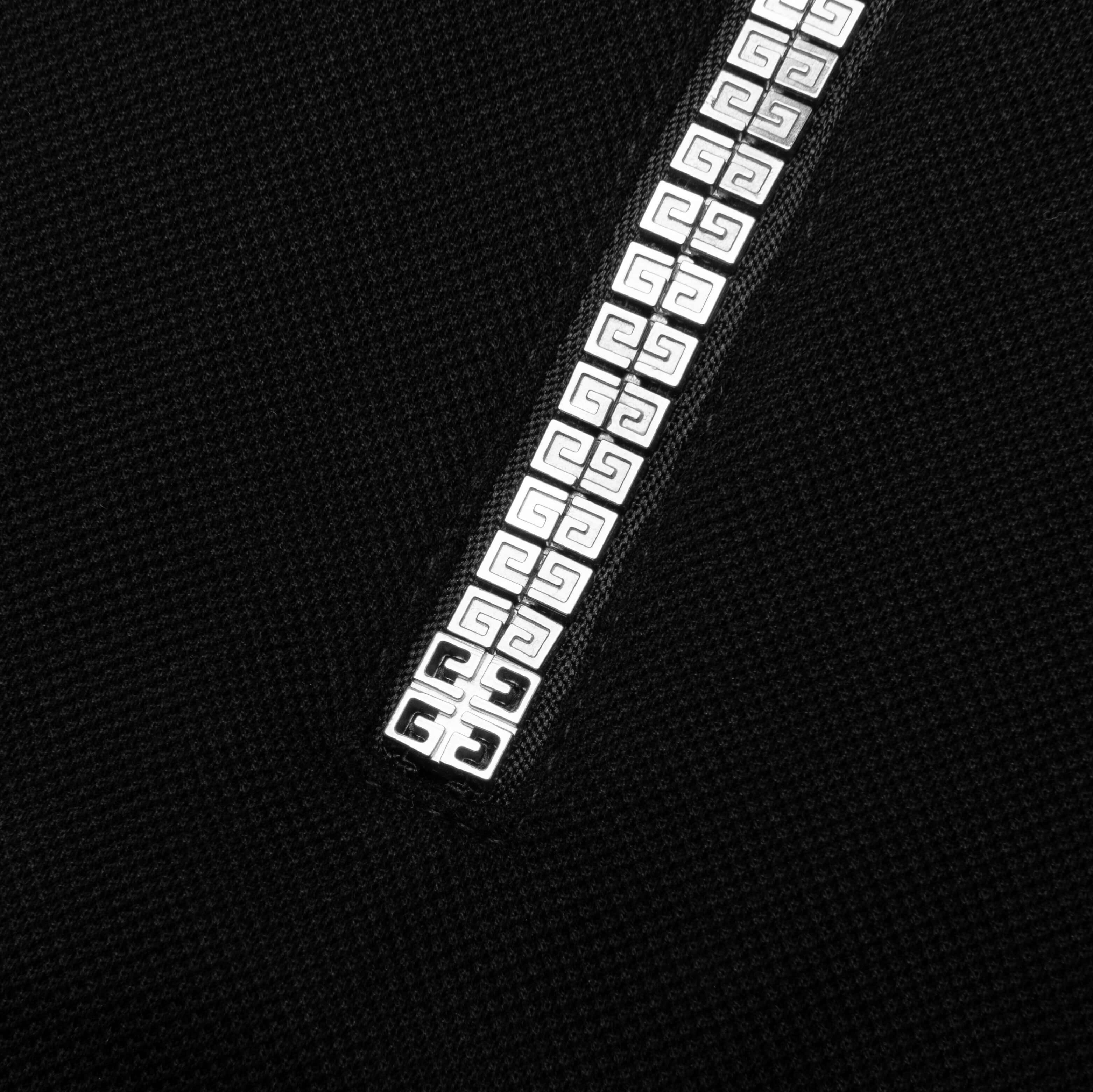 Classic Fit Polo w/ Branding - Black - Image 4