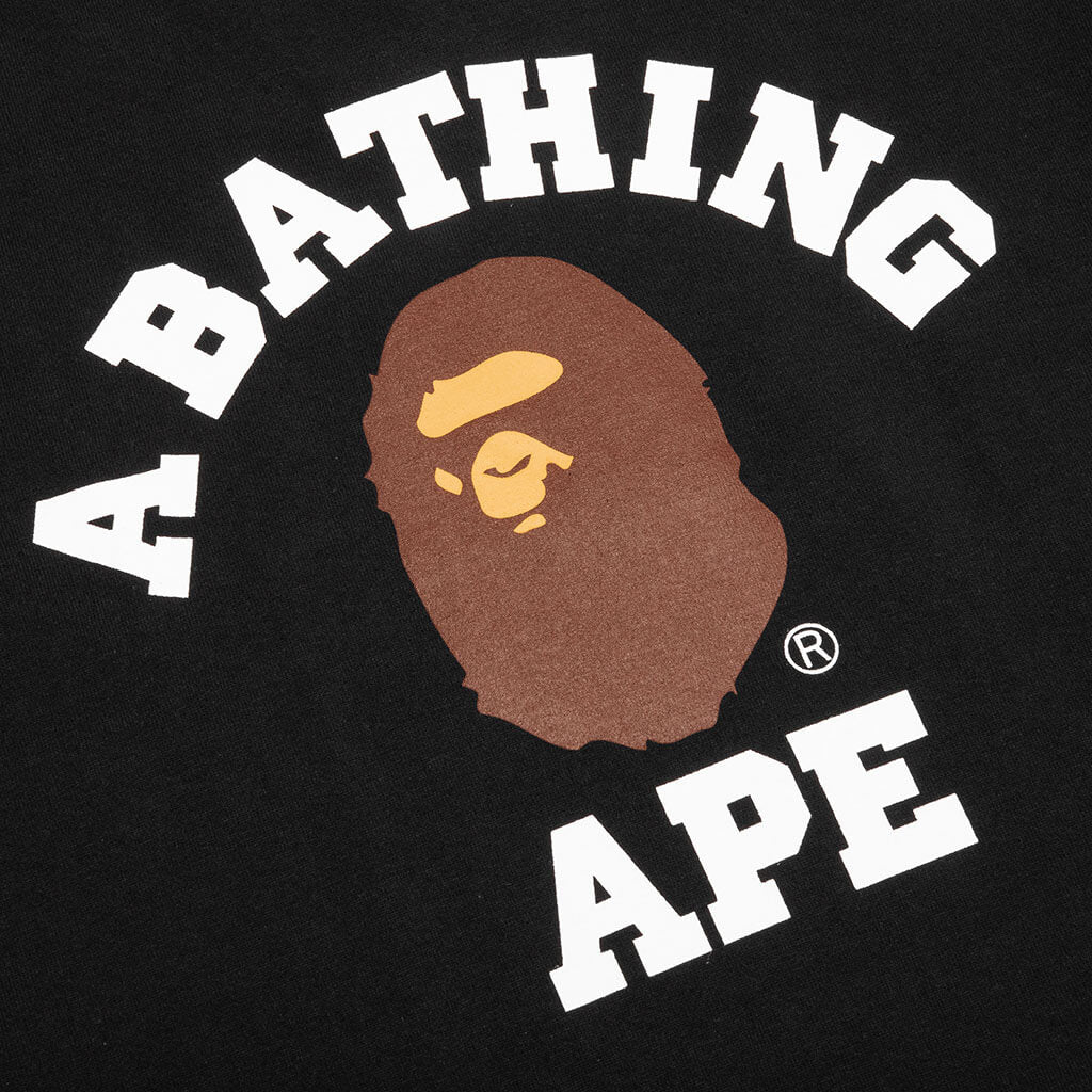 College Tee - Black - Image 4