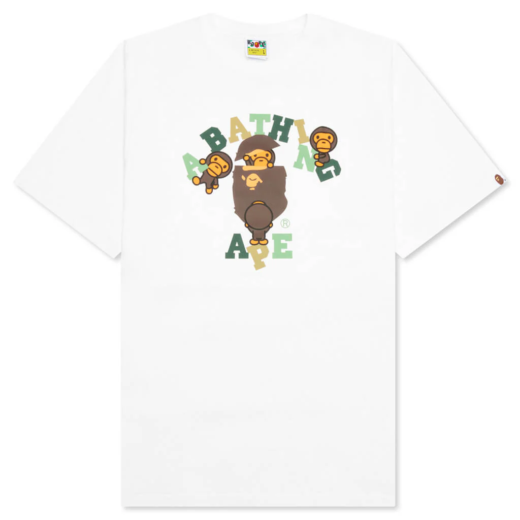 Colors College Milo Tee - White