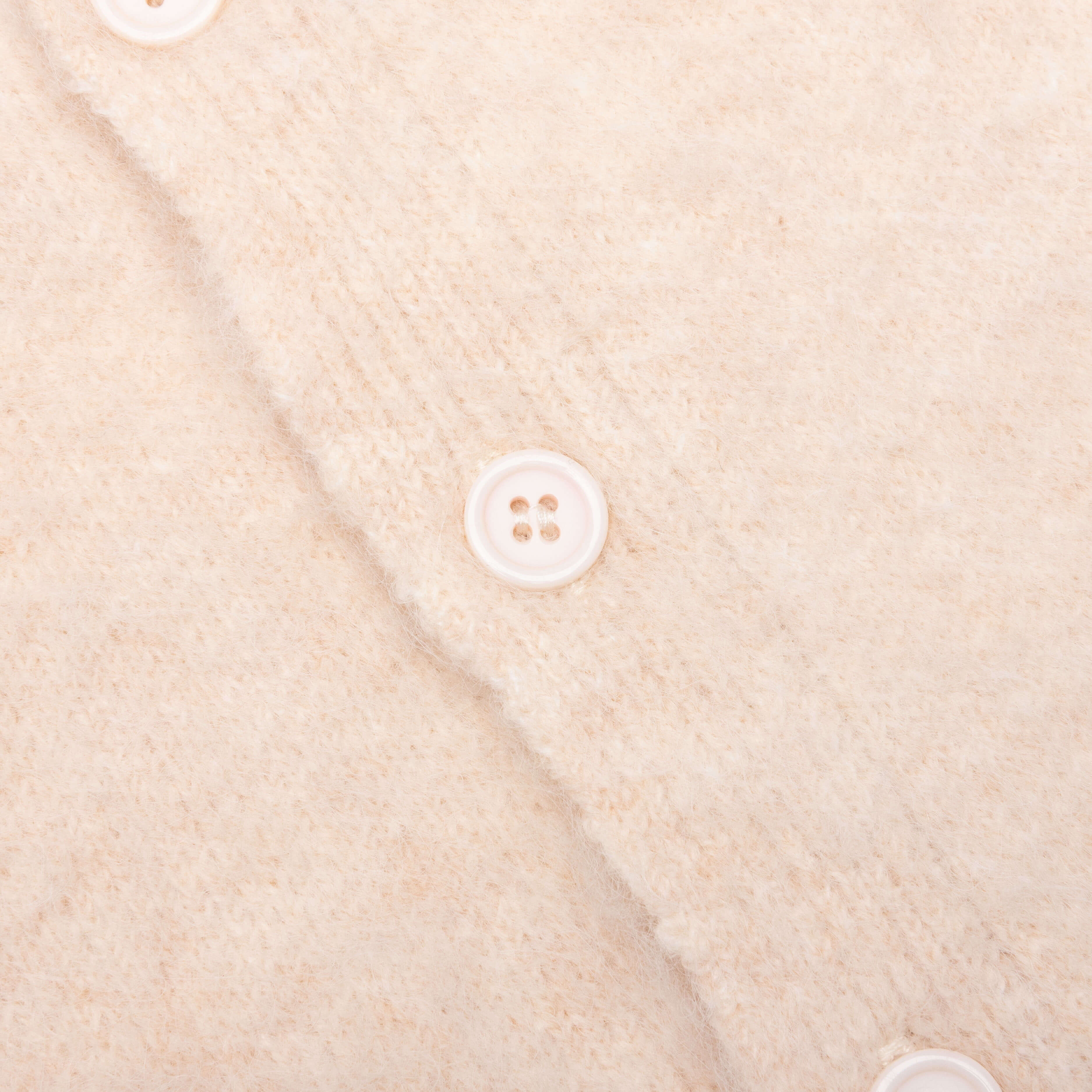 Comedie De Kidsuper Mohair Cardigan - Cream - Image 3