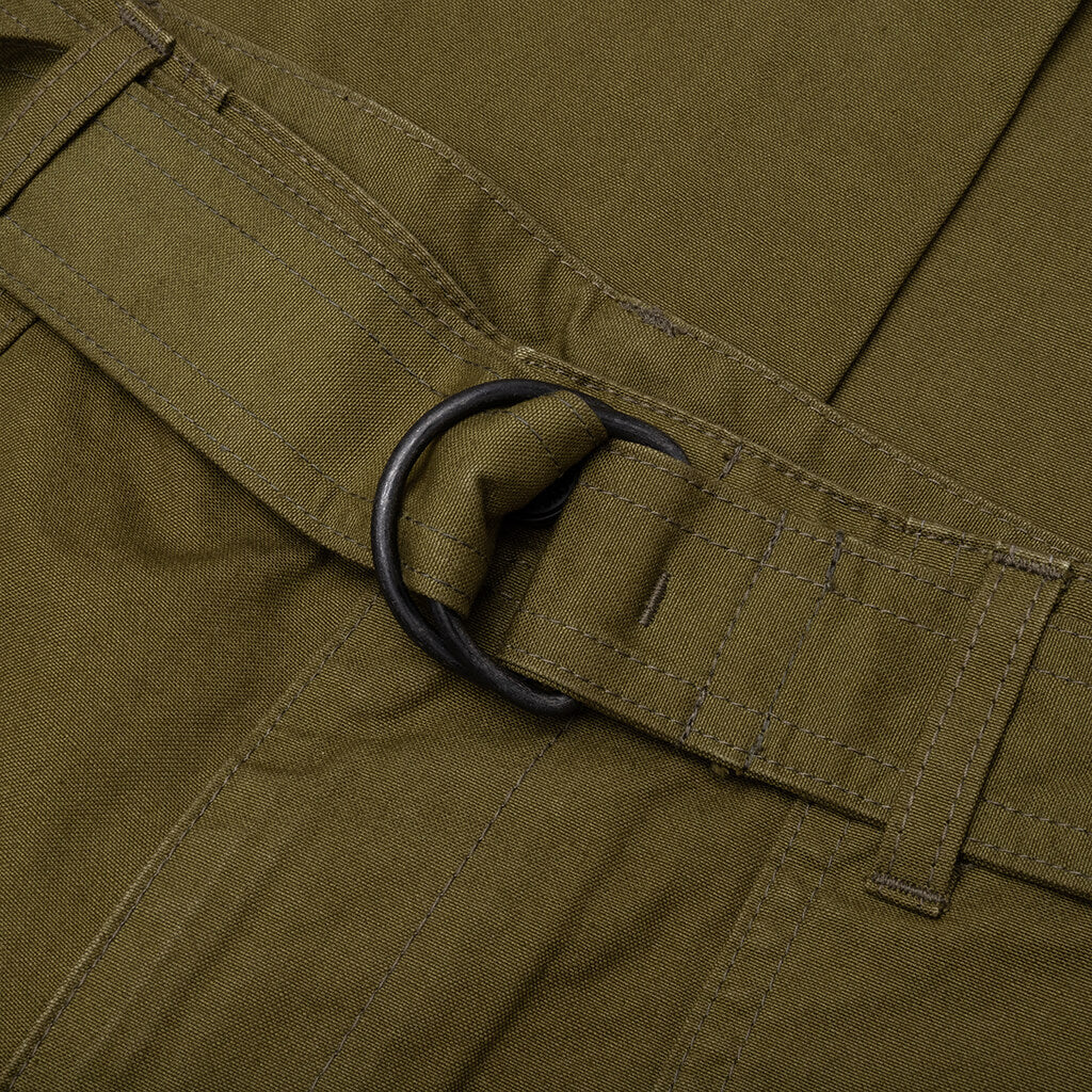 Oxford Belted Pants - Olive - Image 5