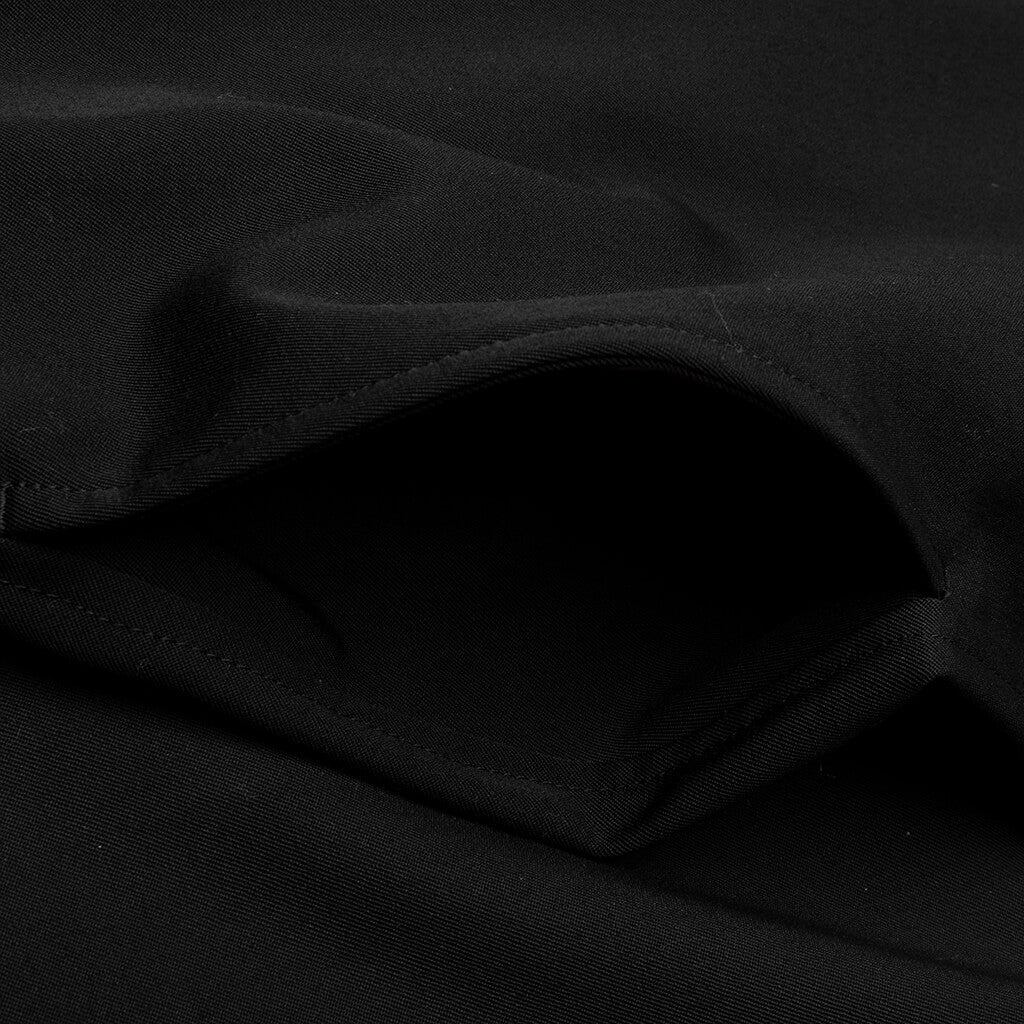 Wool Carrot Pants - Black - Image 5