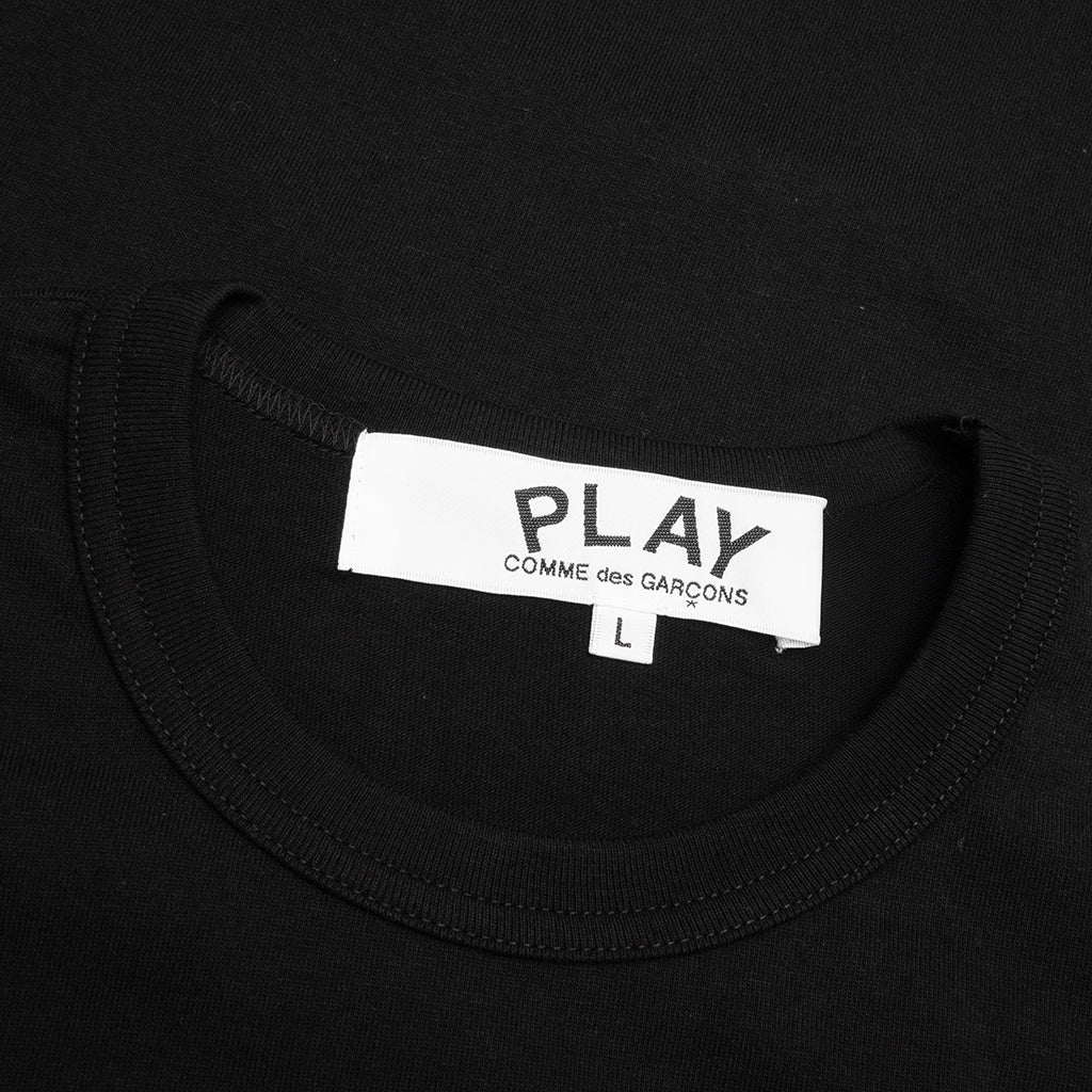 Logo Print Any Heart L/S T-Shirt - Black - Image 3
