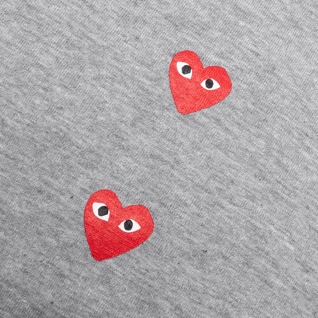 Logo Print Any Heart L/S T-Shirt - Grey - Image 4