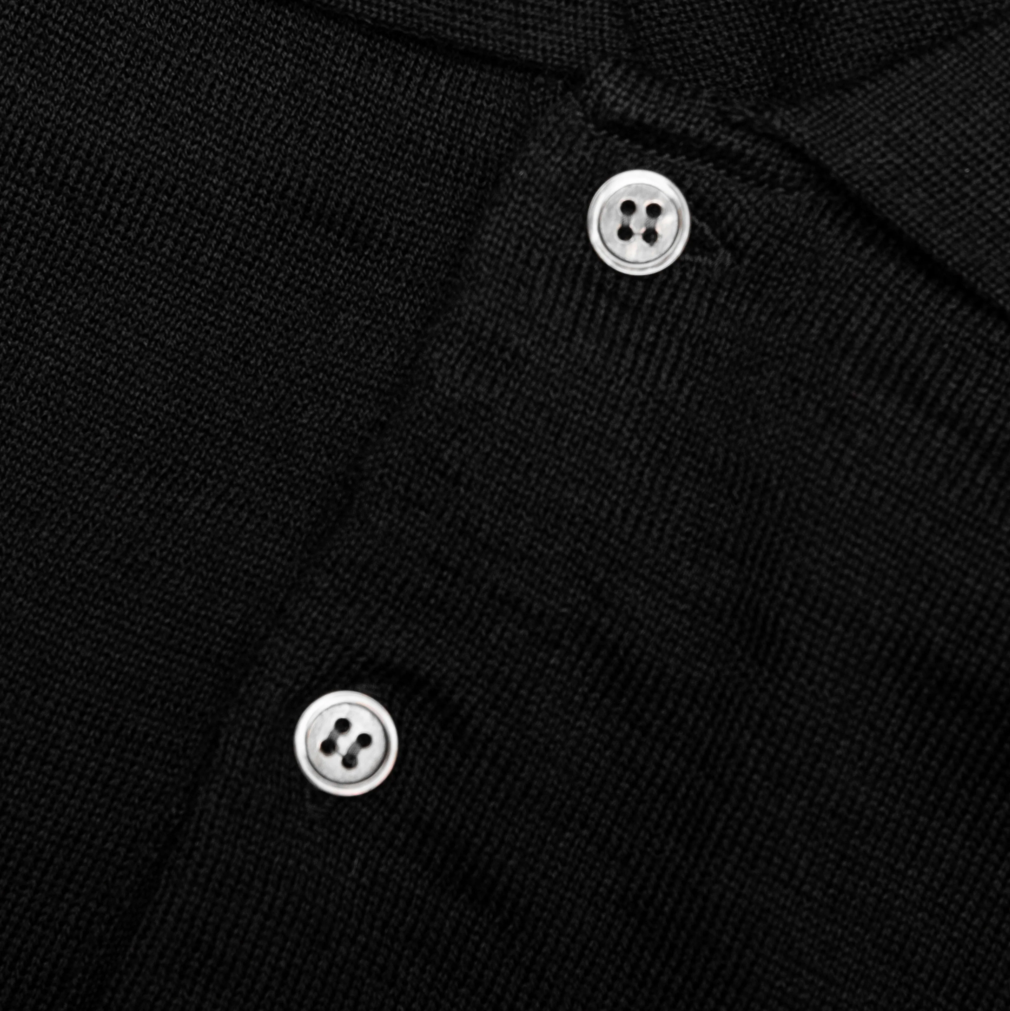 Red Emblem S/S Polo Neck - Black - Image 4