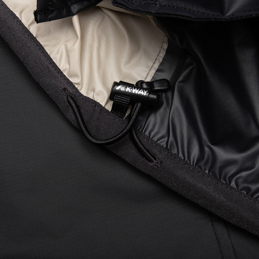 Comme des Garcons Play x K-Way Logos Full Zip Jacket - Beige/Black - Image 6