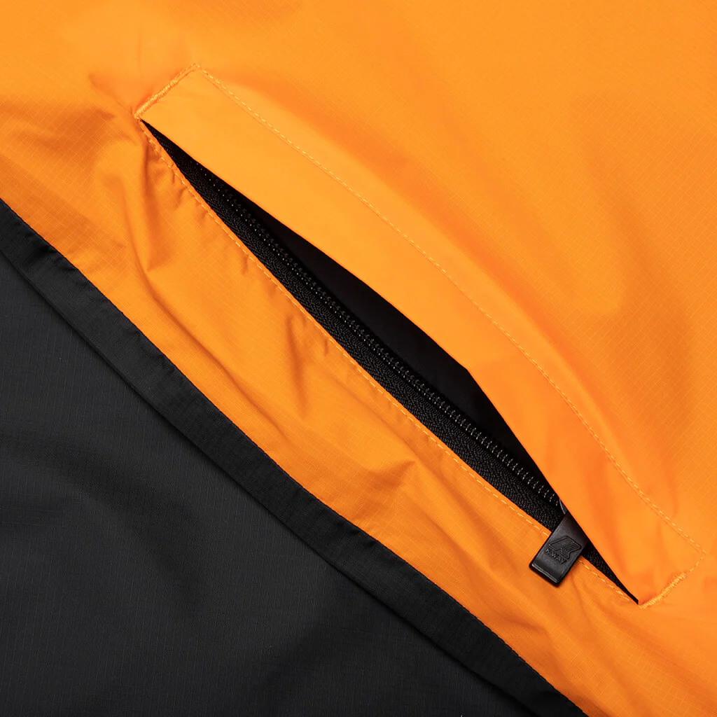 Comme des Garcons Play x K-Way Logos Full Zip Jacket - Orange/Black - Image 5