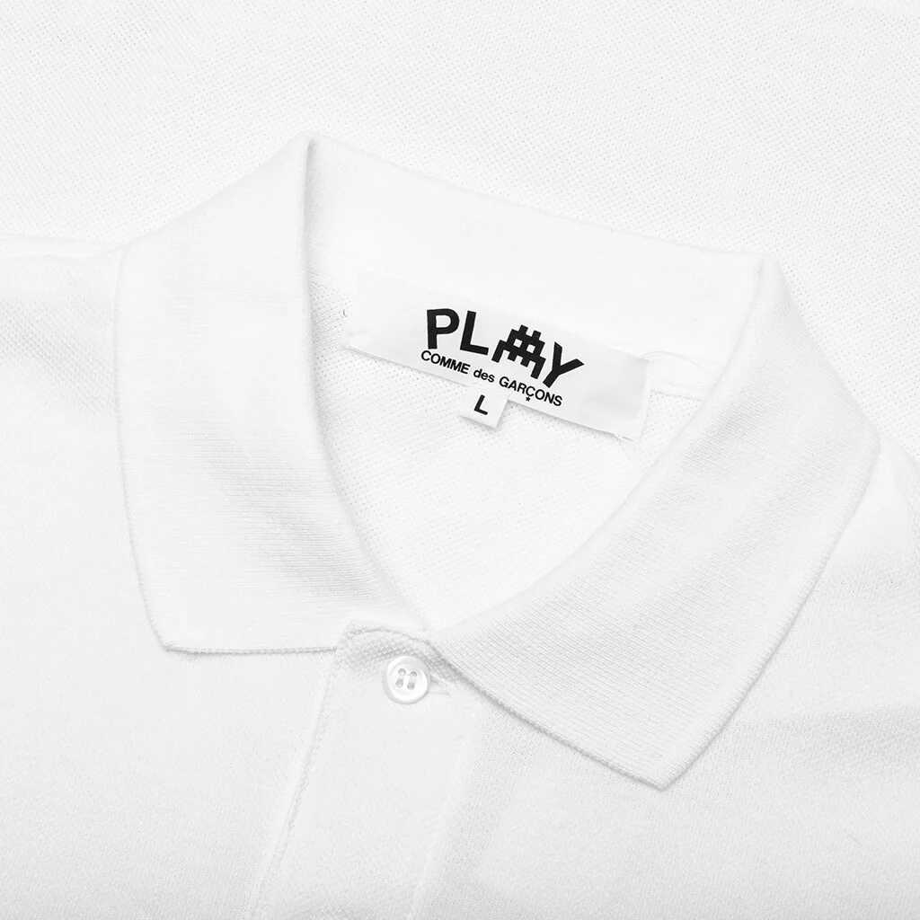 Comme des Garcons PLAY x the Artist Invader Women's Polo - White - Image 3