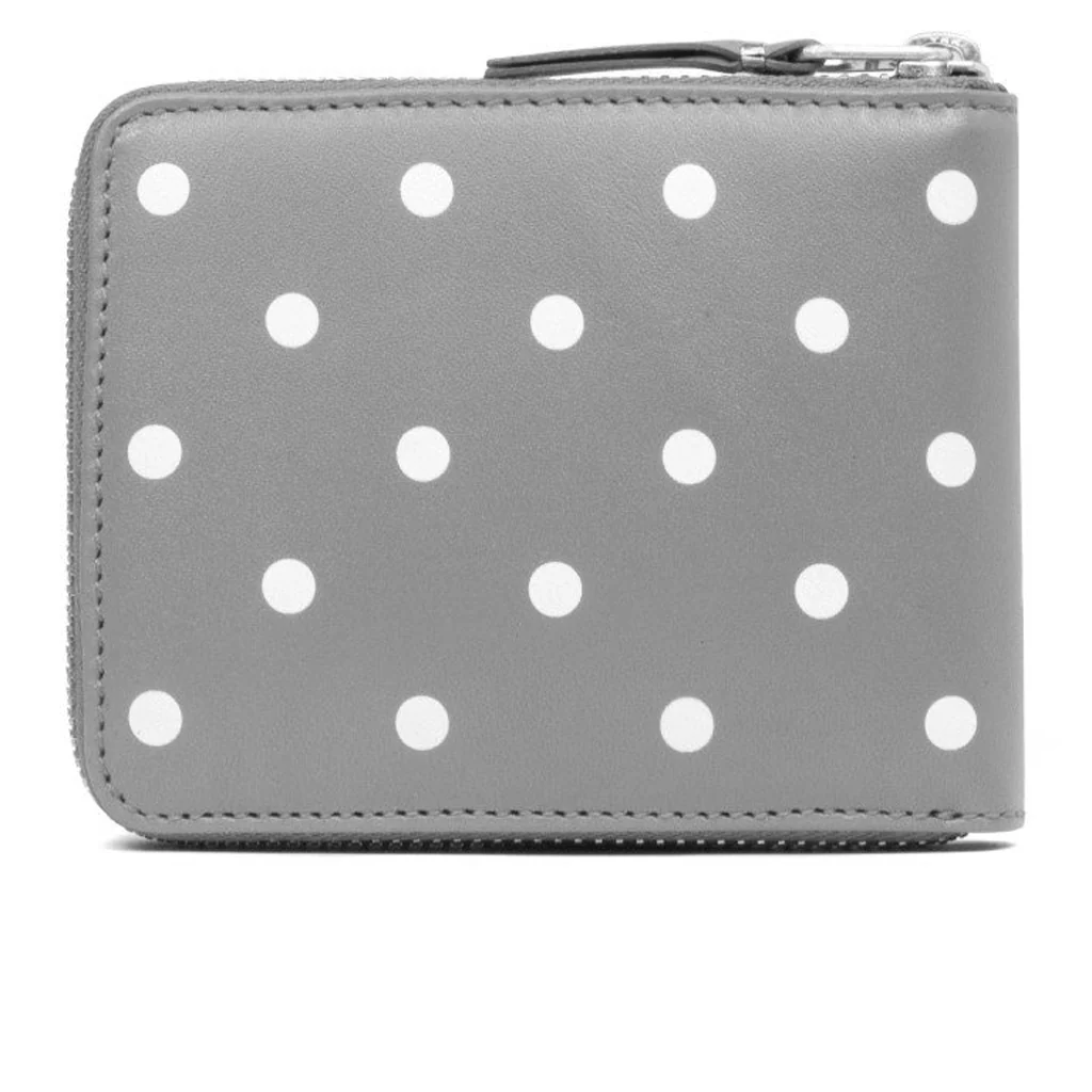 Comme des Garcons Polka Dots Wallet - Grey - Image 3