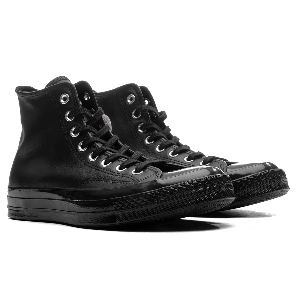 Chuck 70 Hi - Black/Black/White - Image 2