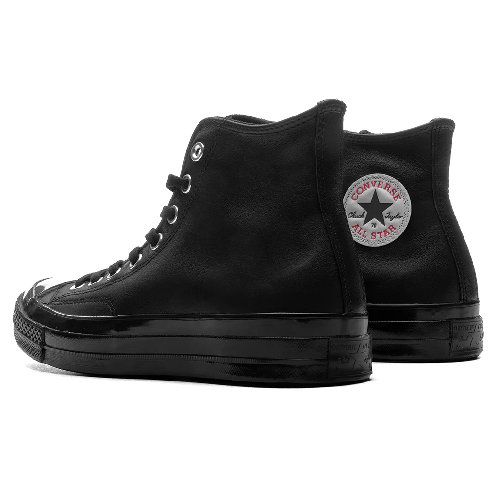 Chuck 70 Hi - Black/Black/White - Image 3