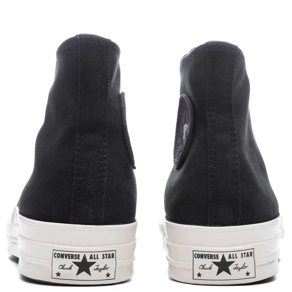 Chuck 70 Hi - Black/Dark Matter - Image 4