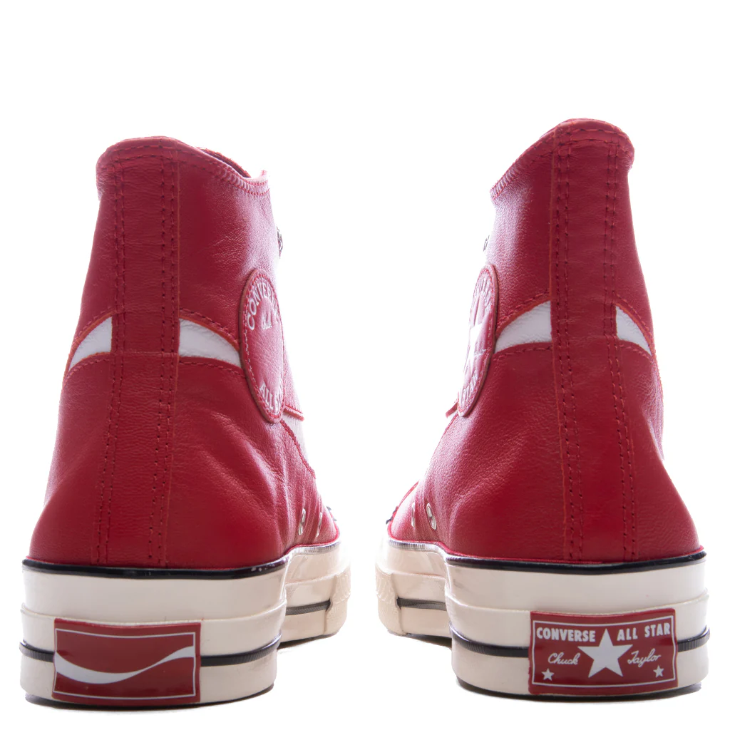 Converse x Coca-Cola Chuck 70 Leather - Racing Red/Egret/Black - Image 4