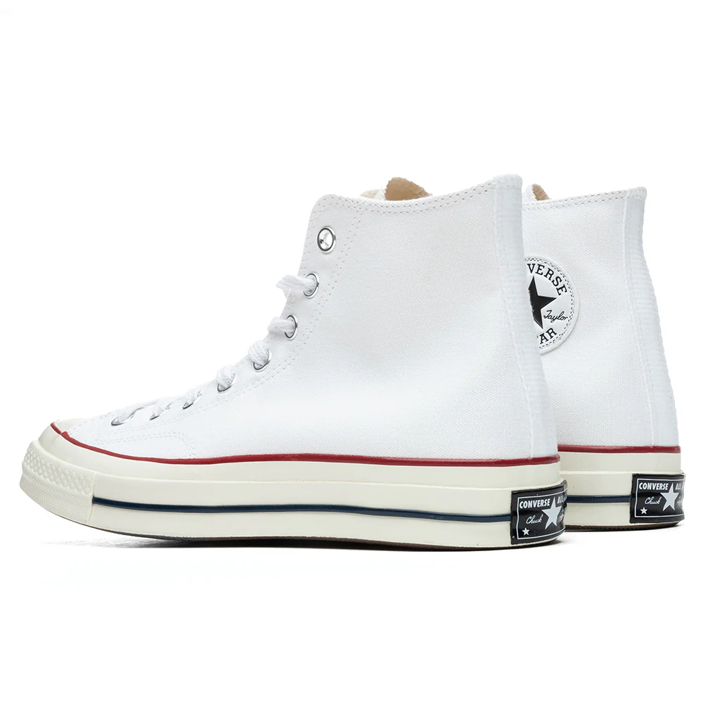 Chuck '70 Hi - White/Garnet/Egret - Image 3