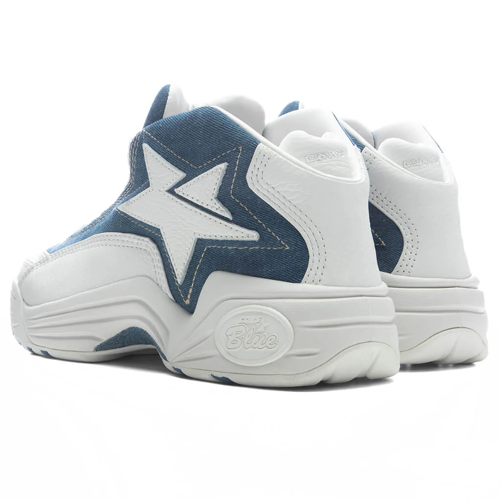 Cons Mid 'Kentucky Denim' - Federal Blue/Vintage White - Image 3