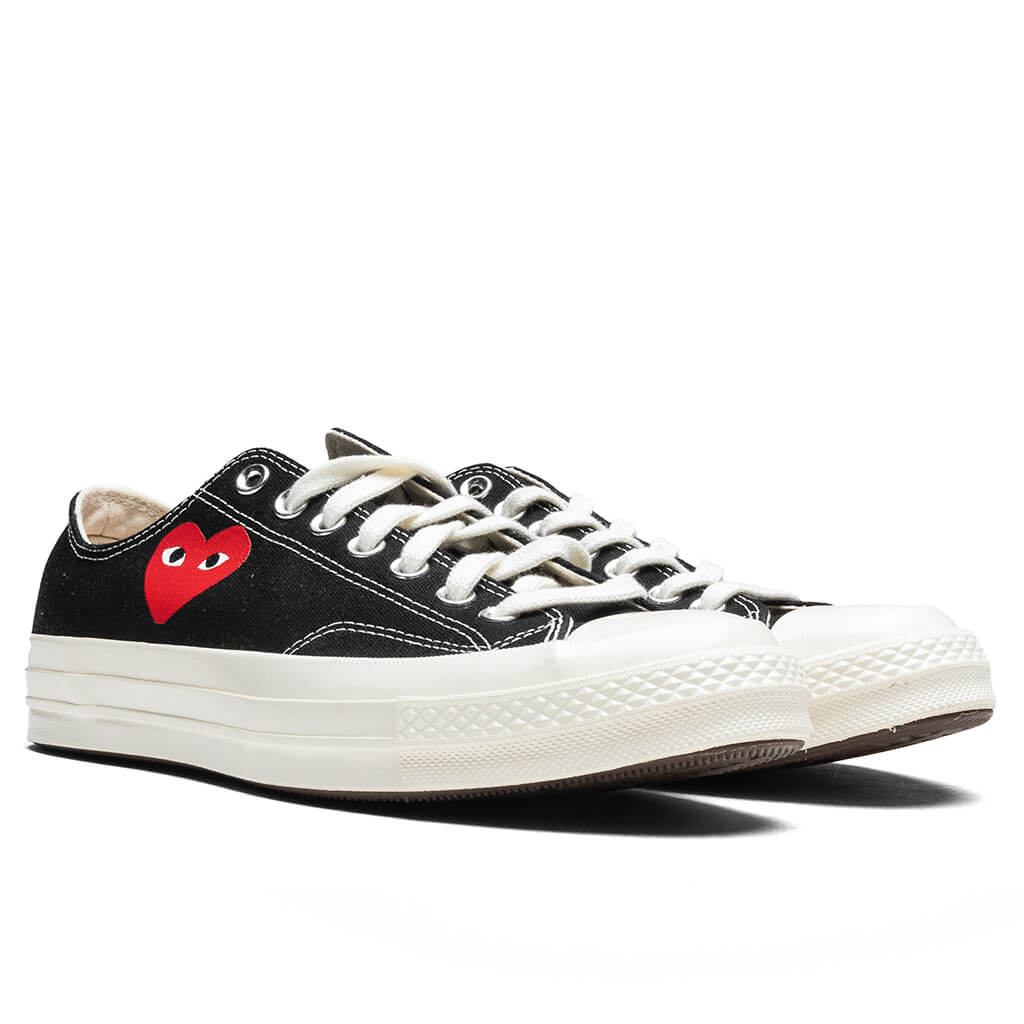 Converse x Comme Des Garcons PLAY All Star Chuck '70 Ox Small Red Heart - Black - Image 2