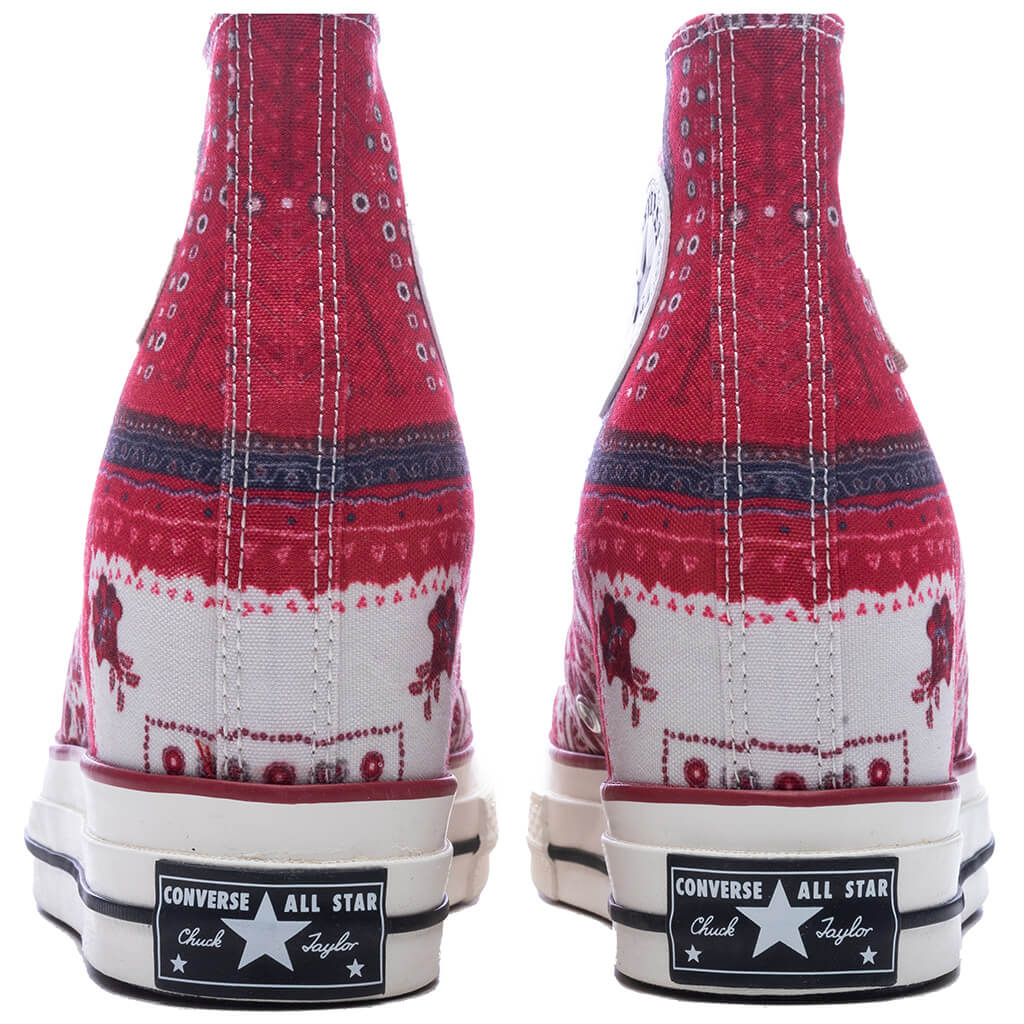 Converse x Isabel Marant Women's Chuck 70 Wedge Hi - Vanilla Ice/Red/Black - Image 4