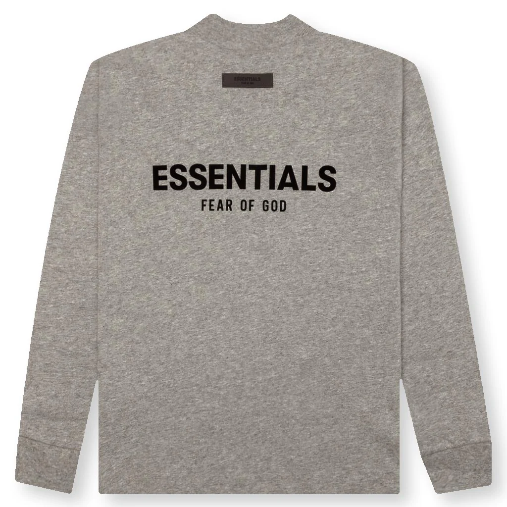 Core L/S Tee - Dark Oatmeal - Image 2