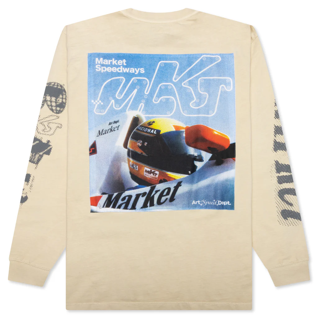 Corsa L/S T-Shirt - Ecru - Image 2