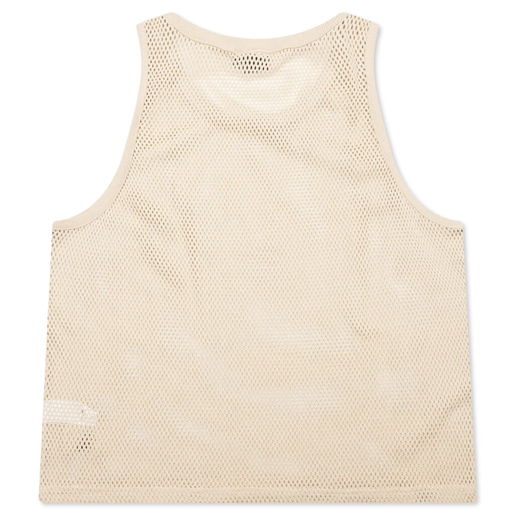 Cotton Big Mesh Tank - Natural - Image 2