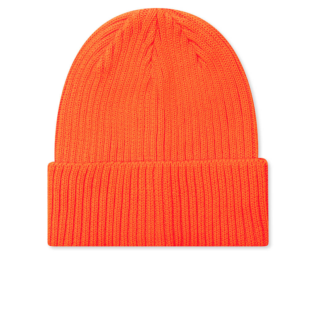 Cotton Rib Beanie - Orange - Image 3