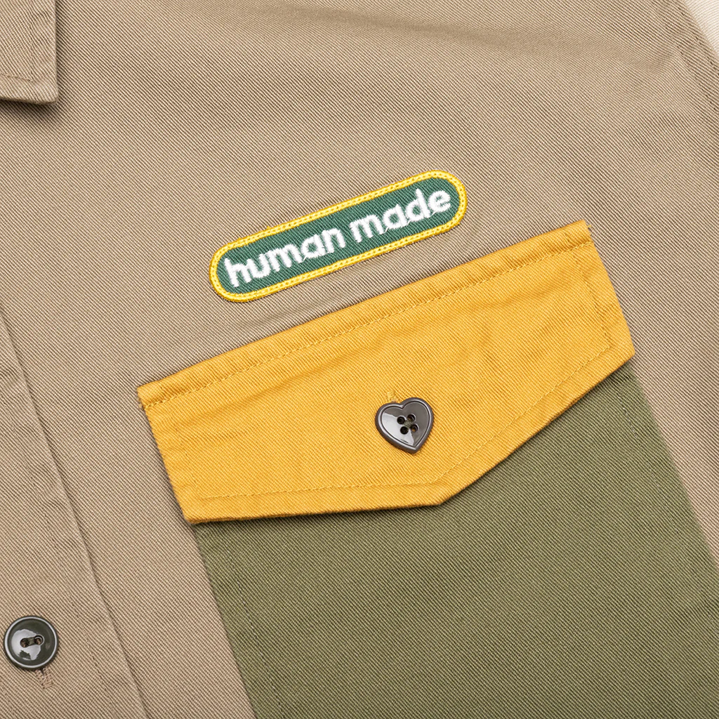 Crazy Work Shirt - Beige - Image 4