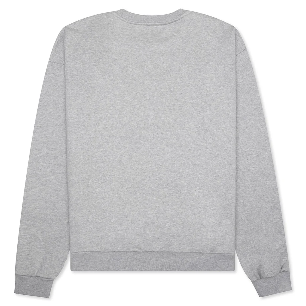 Crewneck Big Logo - Heather Grey - Image 2