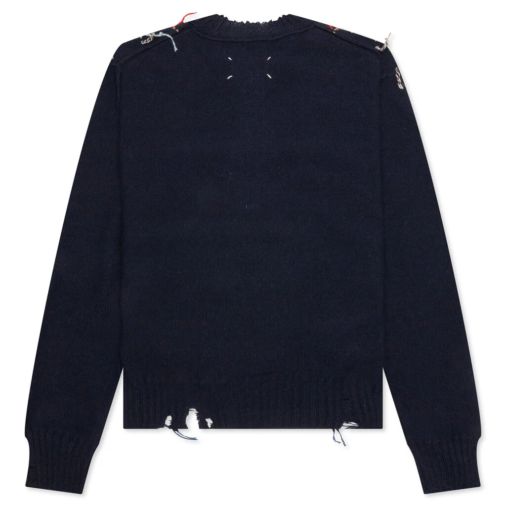 Crewneck - Navy/Grey/Dark Green - Image 2