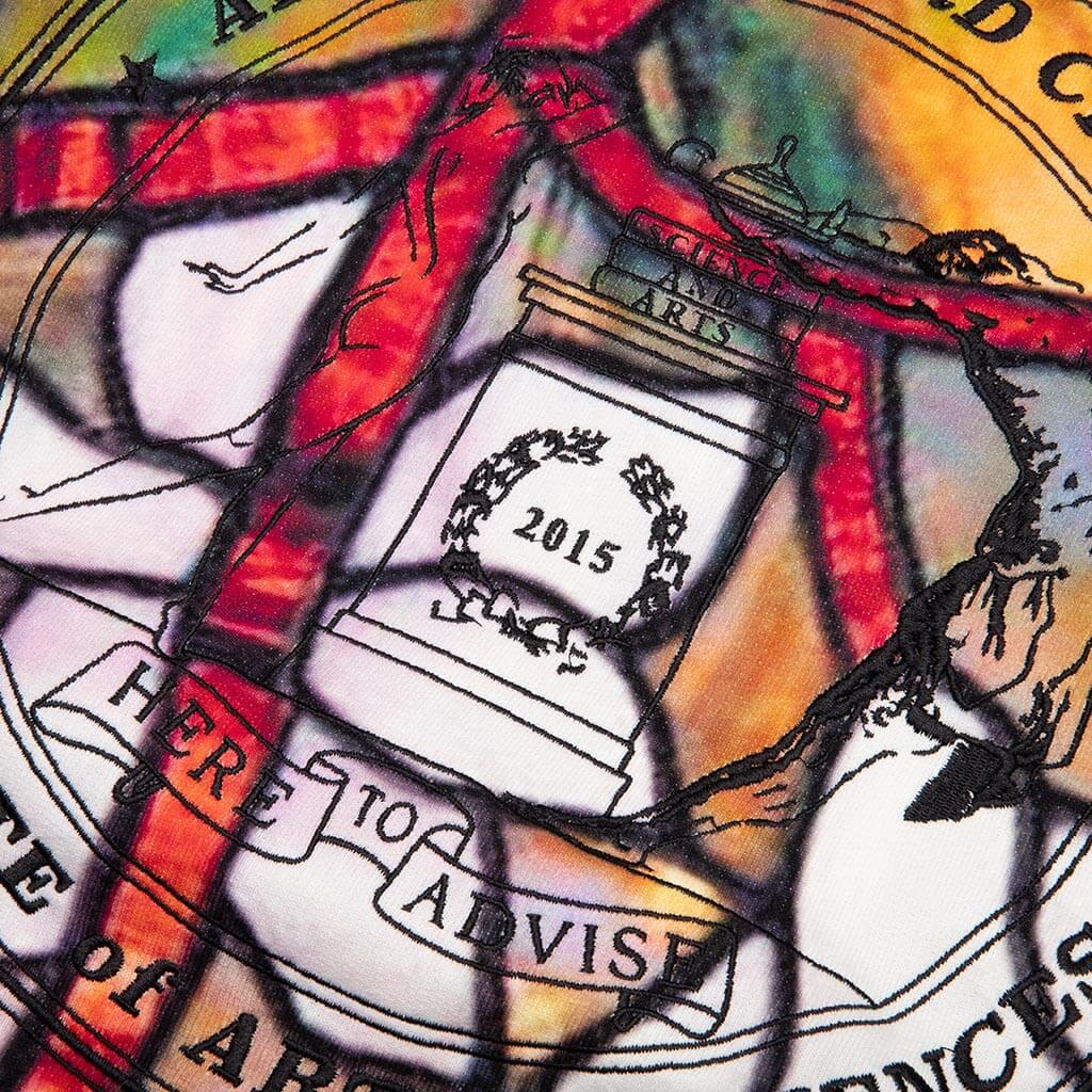 Critical Thinking Hoodie - Stained Glass Print - Image 5