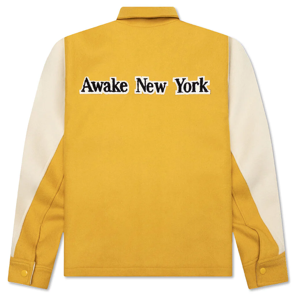 Crown Varsity Jacket - Saffron - Image 2