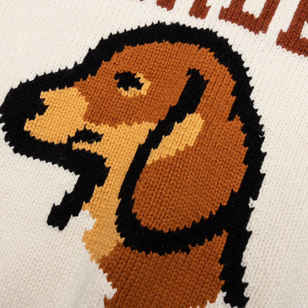 Dachs Knit Sweater - White - Image 5