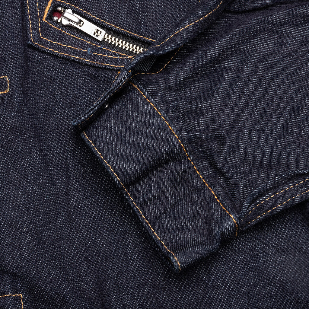 Denim Blouson - Indigo - Image 5