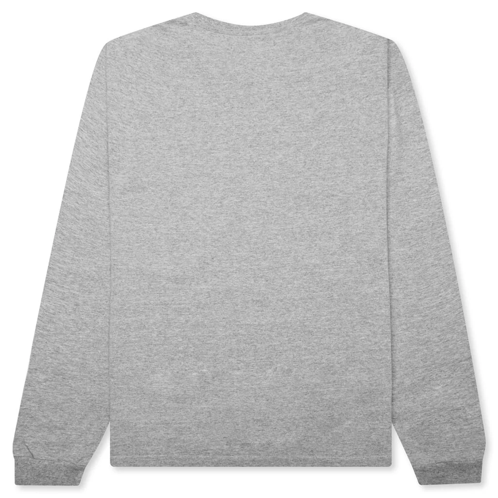 Dept L/S Tee - Heather Grey - Image 2
