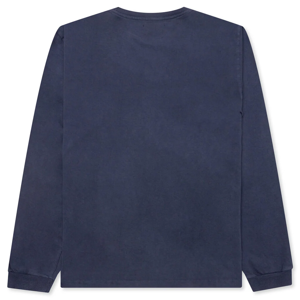 Dept L/S Tee - Navy - Image 2