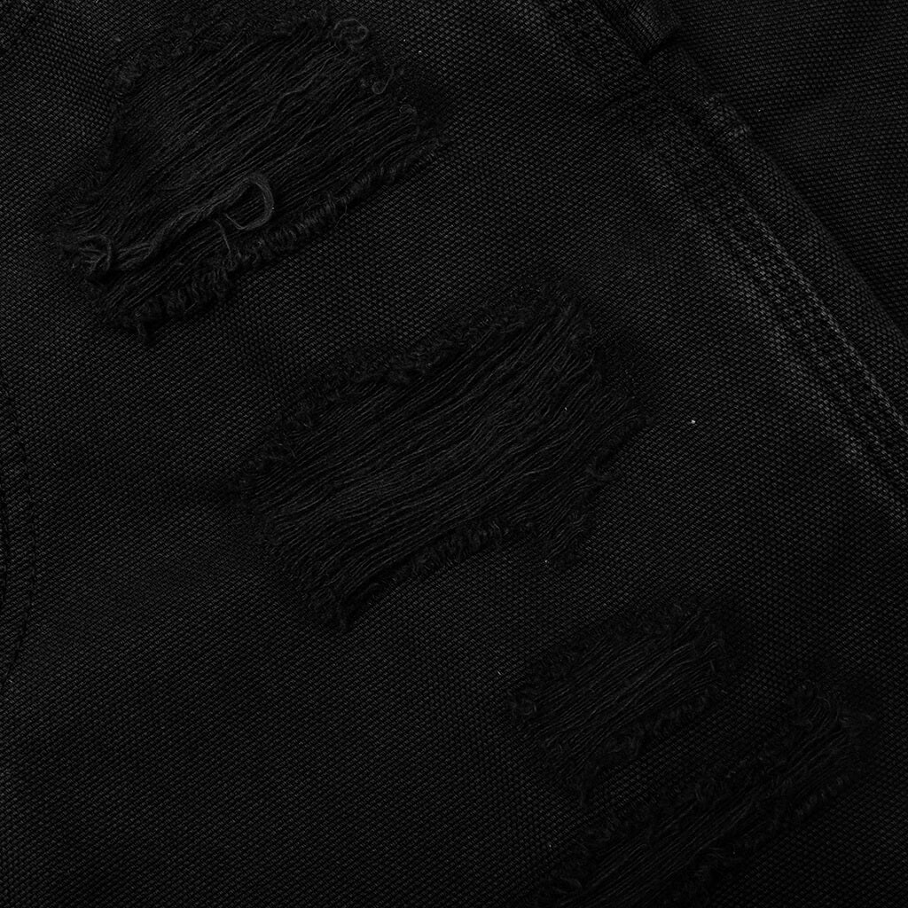Destroyed Carpenter Pant - Washed Black - Image 4