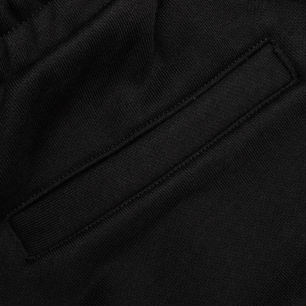 Distressed Shorts Small Logo - Black - Image 5