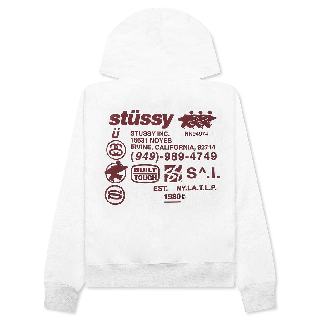DNA Zip Hoodie - Ash Heather - Image 2