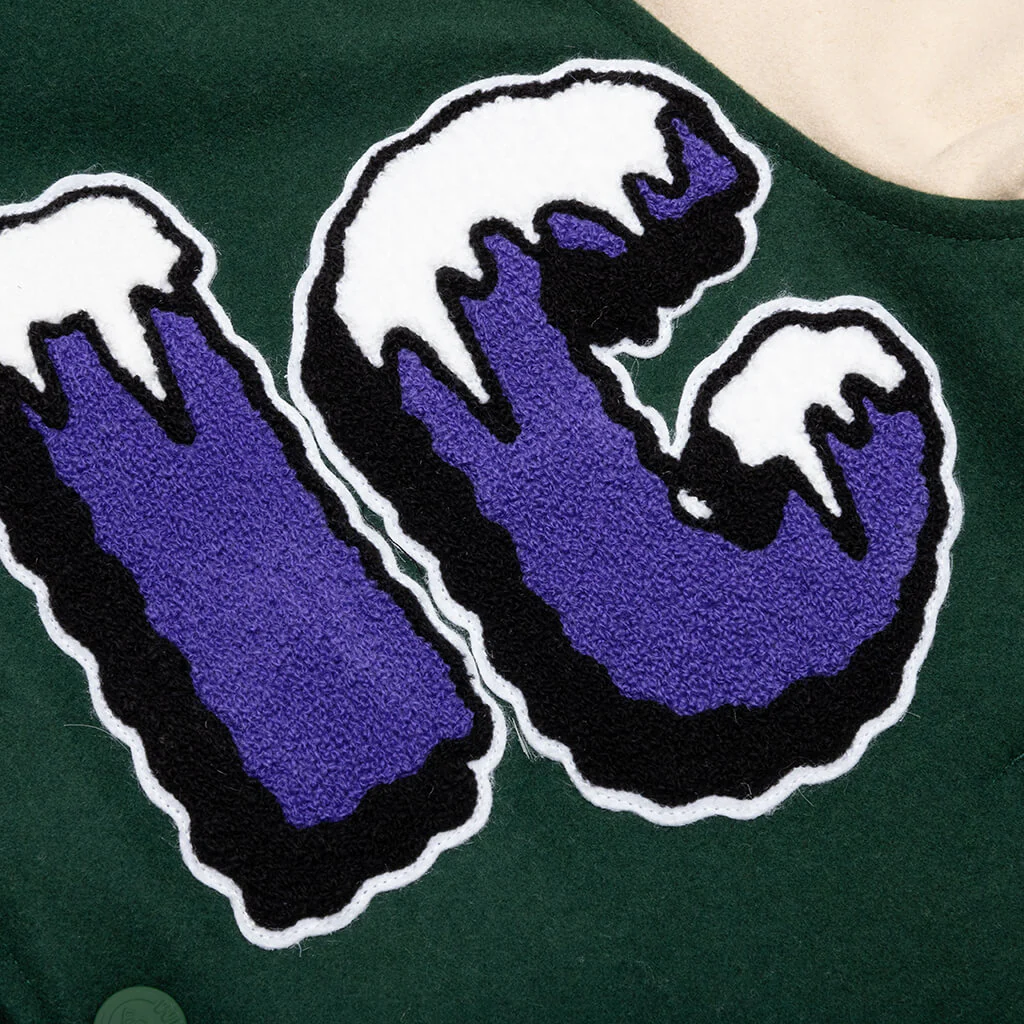 Dollar Sign Jacket - Dark Green - Image 3