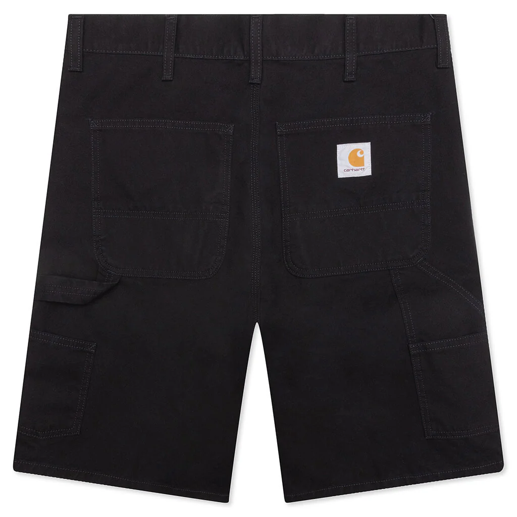Double Knee Short - Black Rinsed - Image 2