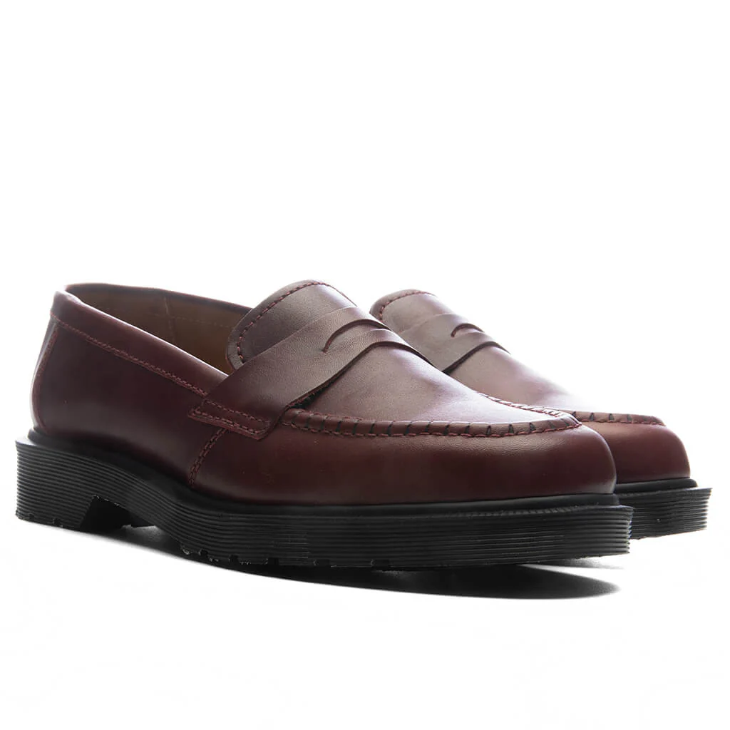 Delapre Penny Loafer - Burgundy - Image 5