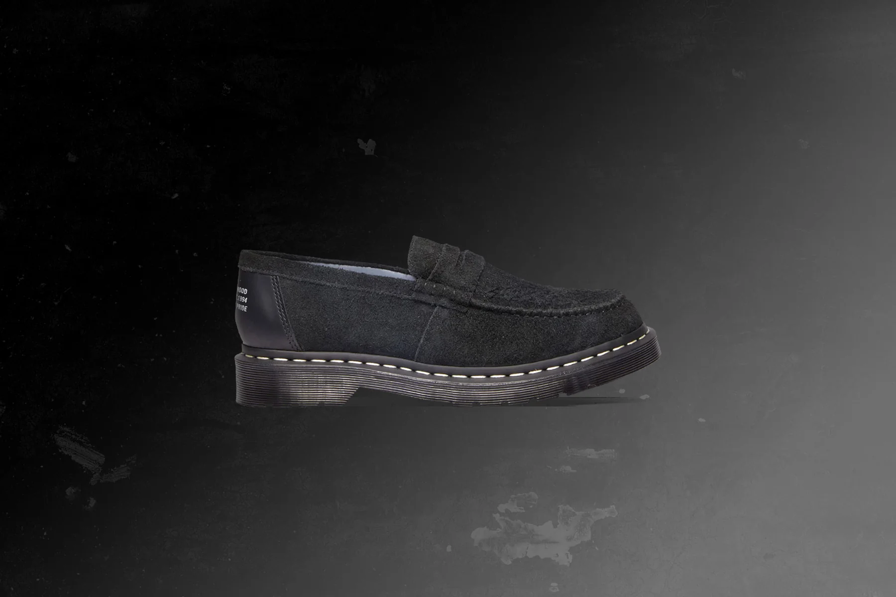 Dr. Martens x Neighborhood Penton Creeper - Black Hairy Suede Smooth - Image 5