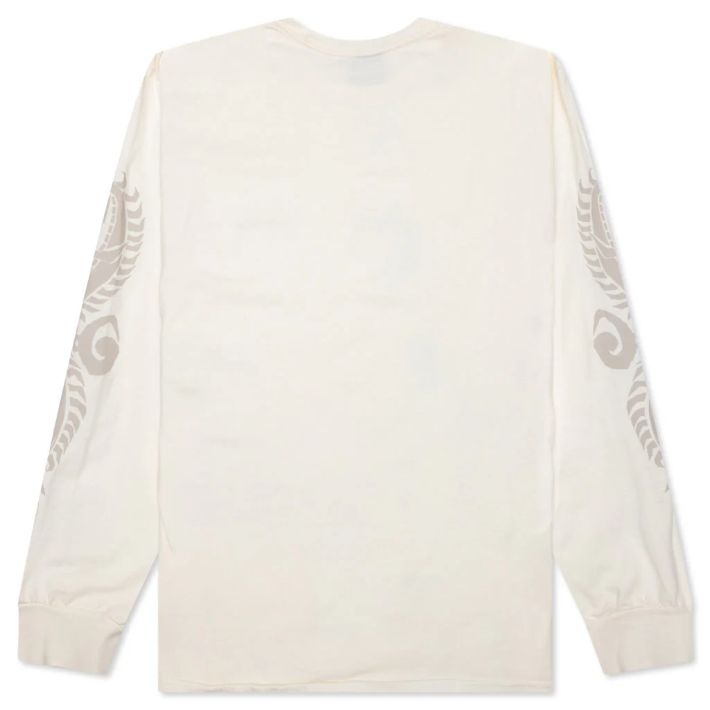 Dragons Pig. Dyed L/S Tee - Natural - Image 2