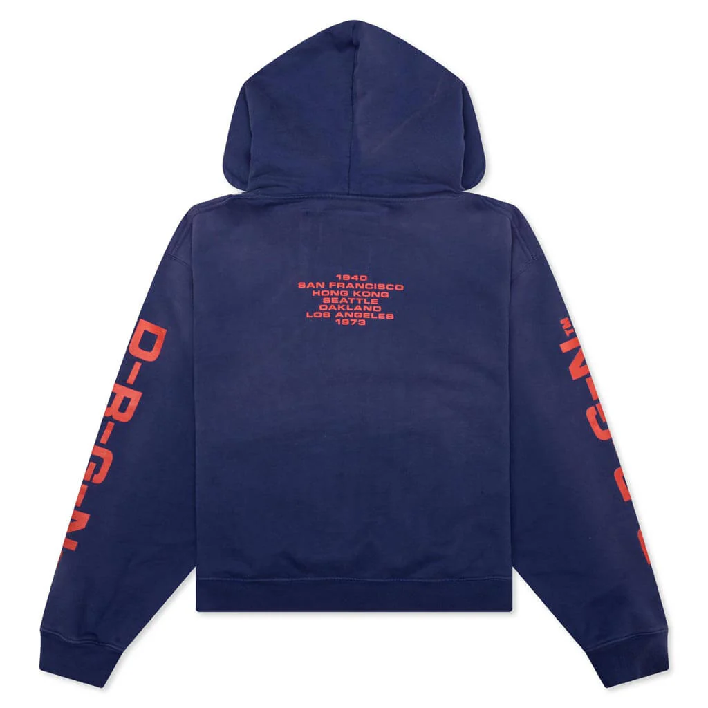 Origins Bleached Hoodie - Bleached Blue - Image 2